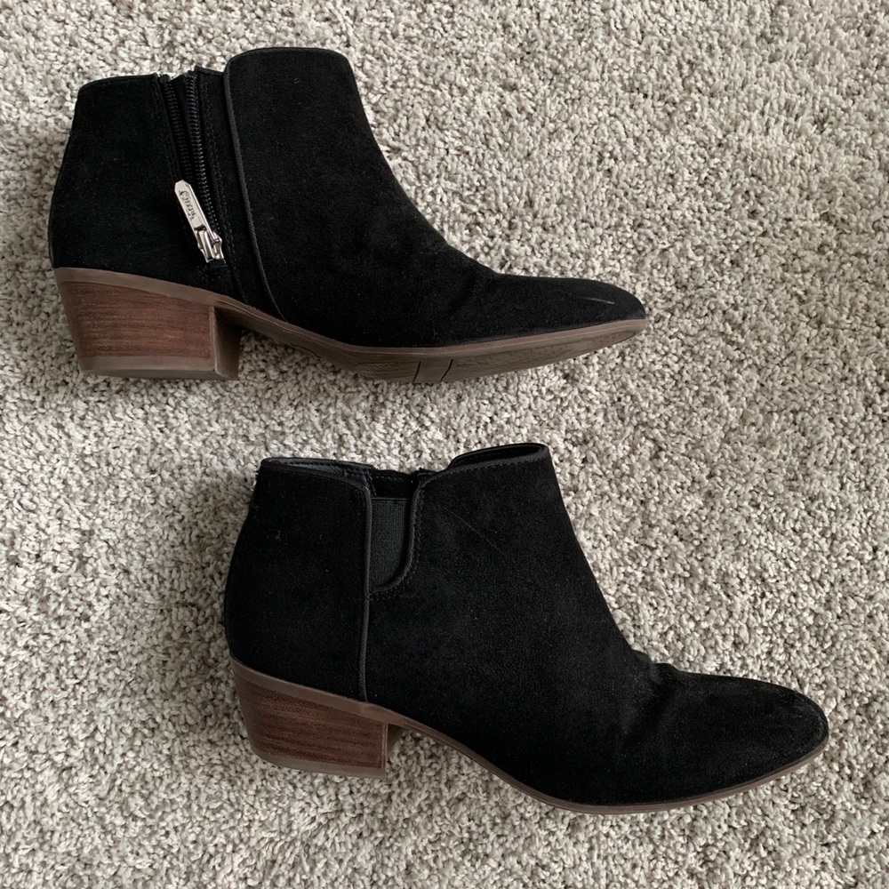 Black Ankle Booties EUC